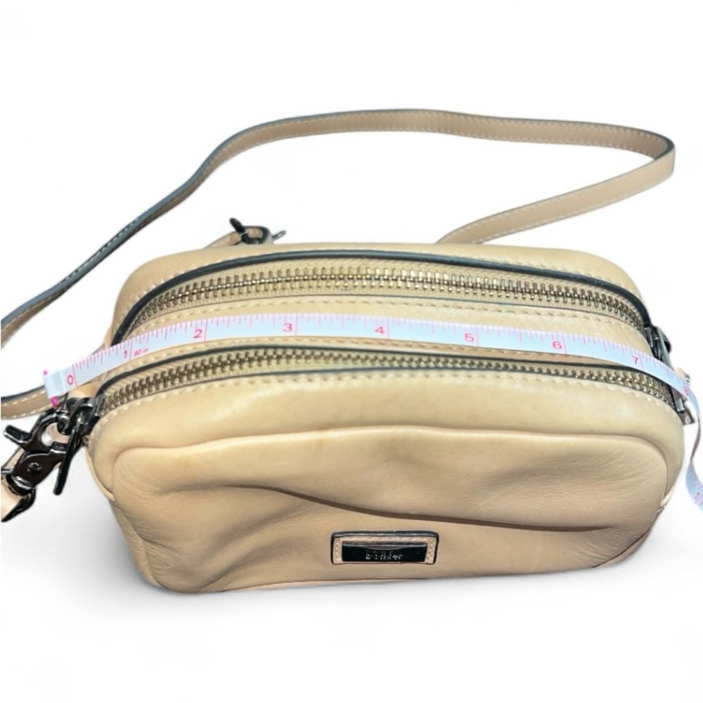 Botkierβ Beige Leather Crossbody Bag